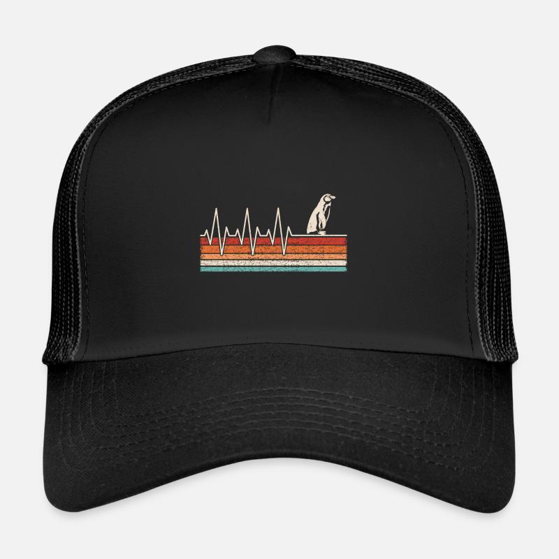 Penguin Heartbeat Trucker Cap