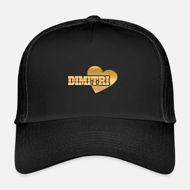 Gold Dimitri Trucker Cap