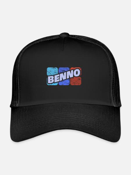 Benno Benno - Trucker Cap - black/black - Front