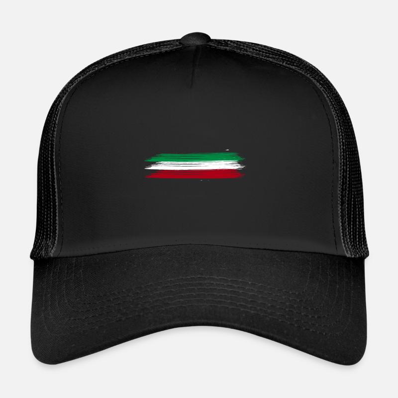 Drapeau italie Casquette trucker 