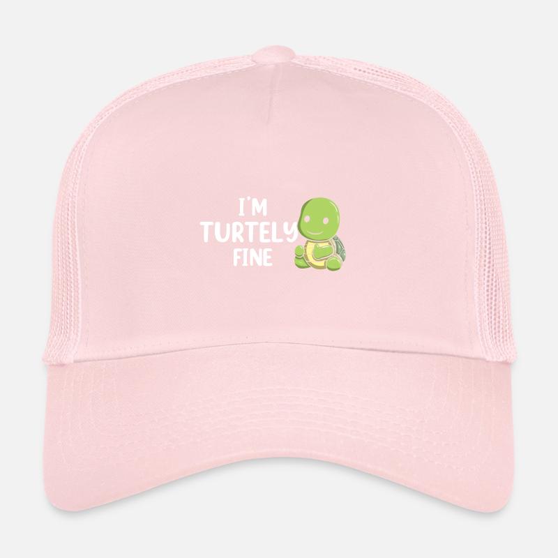 Turtely Fine Funny Turtle Diver Trucker Cap