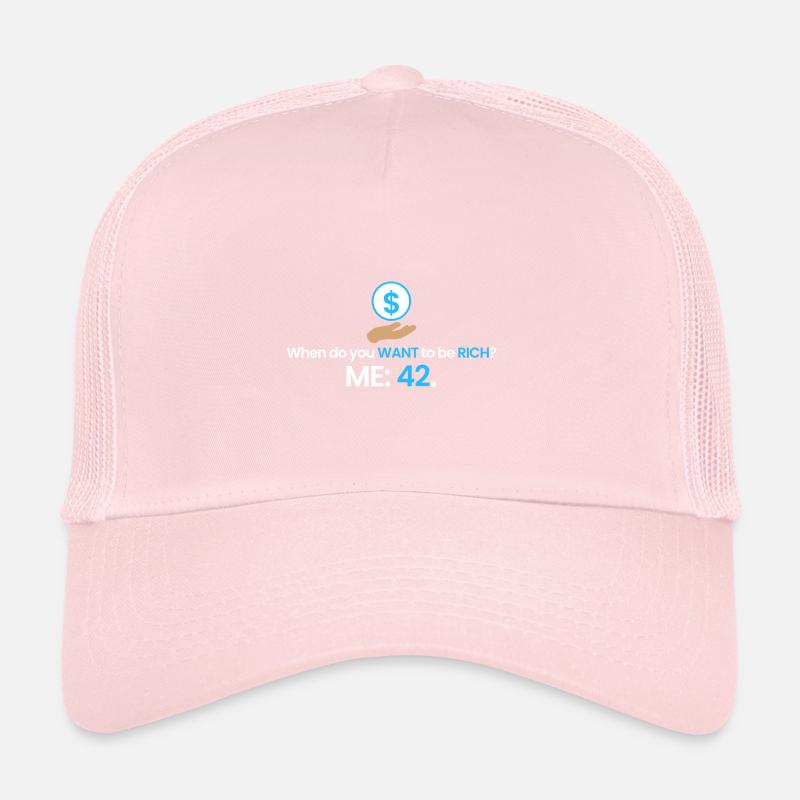 Riche à 42 ans ! Casquette trucker 