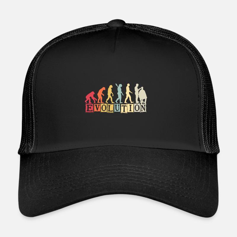 Barbier Evolution de Man Barbershop Coiffeur Casquette trucker 