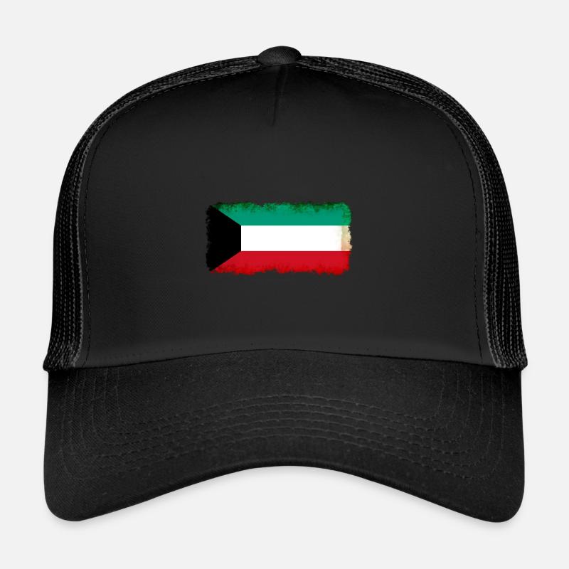 Kuwait as a flag Trucker Cap