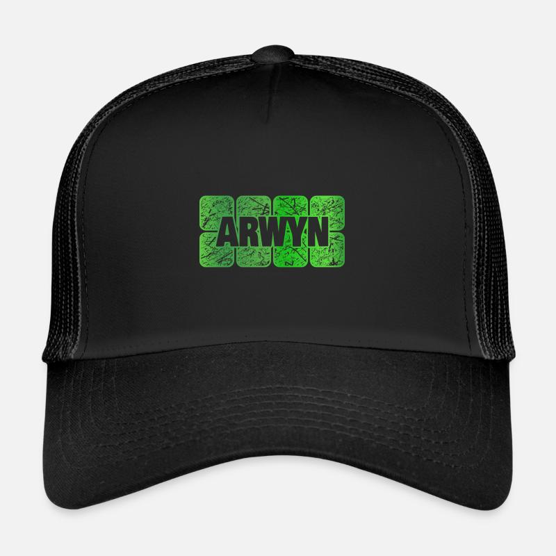 Prénom Arwyn Casquette trucker 