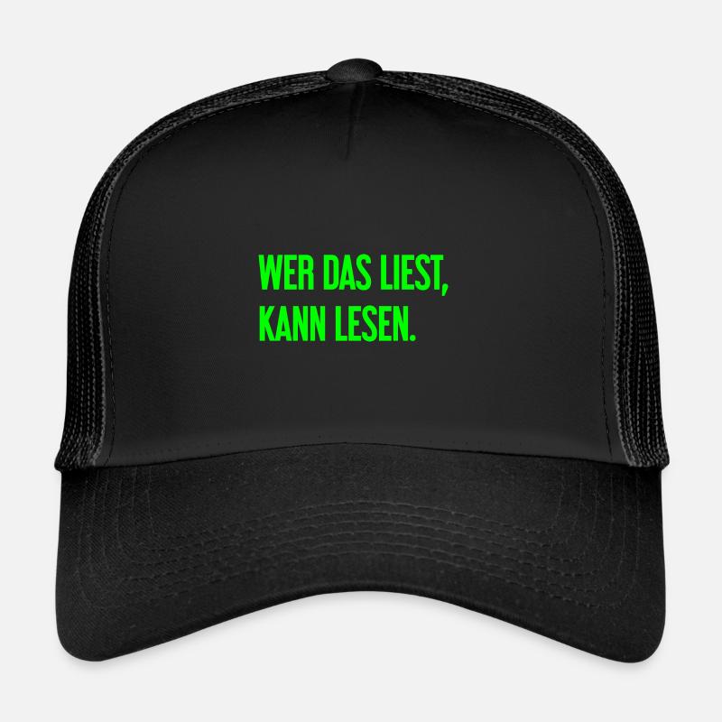 If you read this, you can read. Trucker Cap