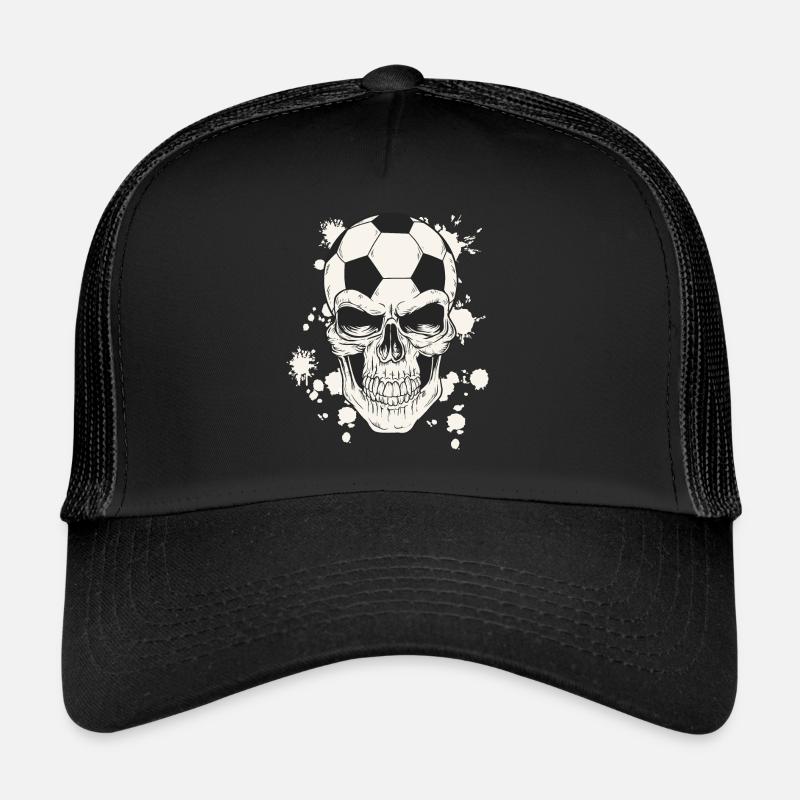 Crâne de football Casquette trucker 