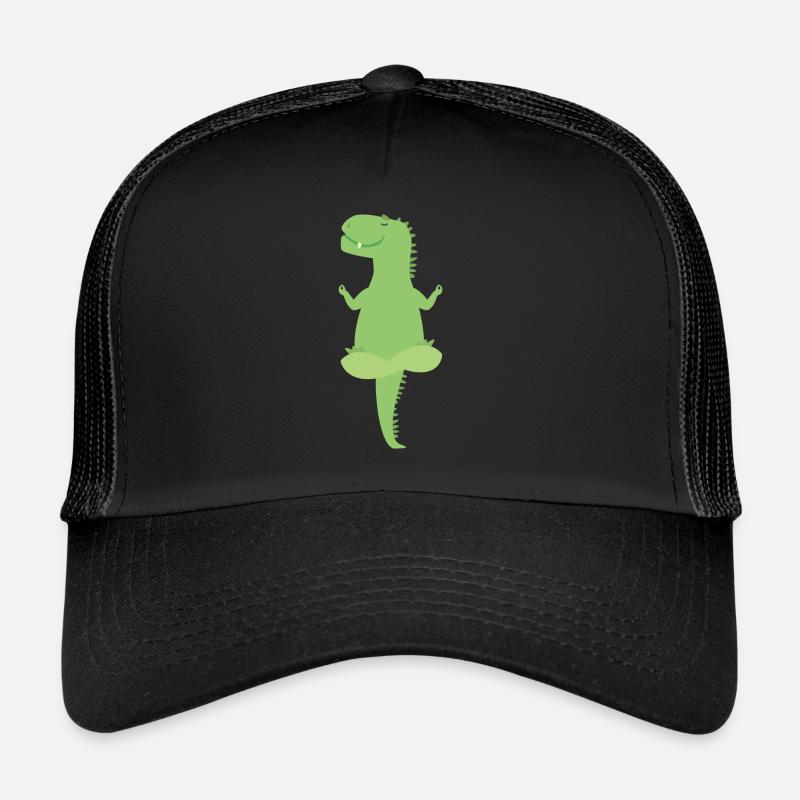 Dino - Trucker Cap - Schwarz/Schwarz