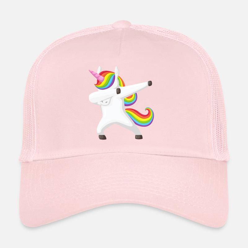 Einhorn Dab, Dabbendes Einhorn, DAB, Regenbogen Trucker Cap