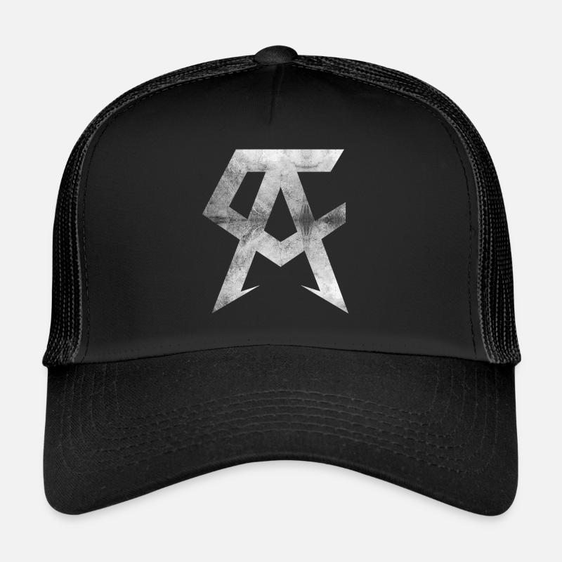 Canelo érodé - Casquette trucker  - noir/noir