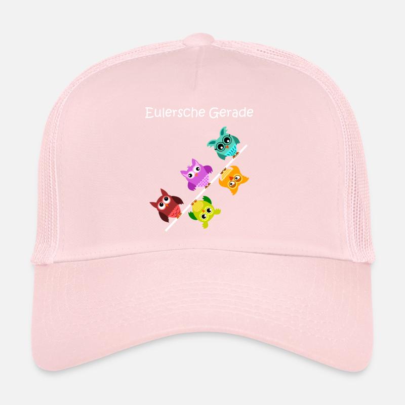 Eulersche just, hiboux, cadeau pour mathématiciens Casquette trucker 