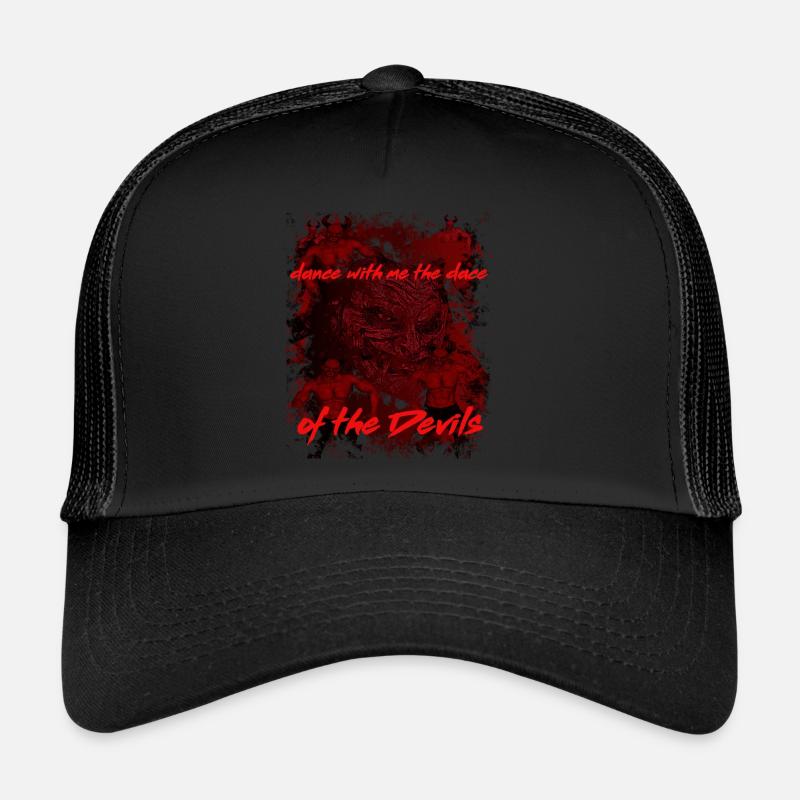 Devil, Satan, Evil, Devil, Black Metal, Heavy Metal, Trucker Cap