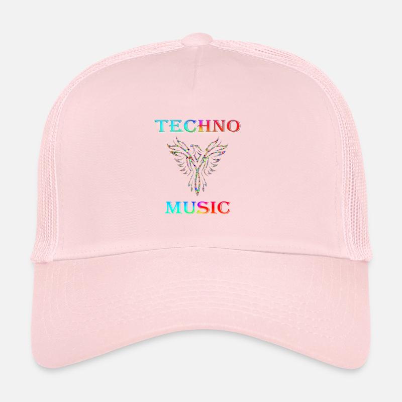 Musique techno Casquette trucker 