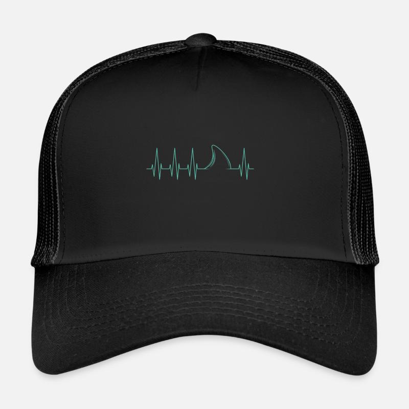 Hai - Trucker Cap - Schwarz/Schwarz