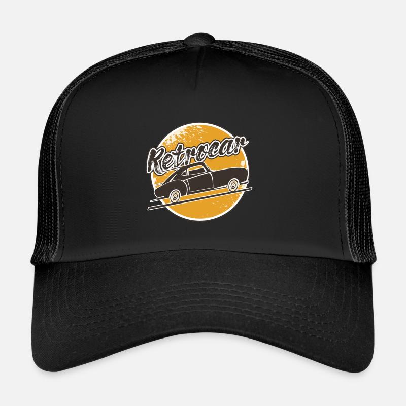 Oldtimer - Casquette trucker  - noir/noir