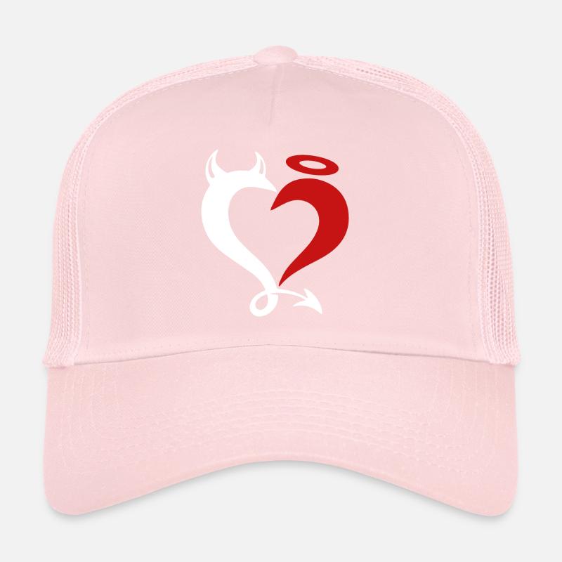 Angel and devil lovers. Trucker Cap