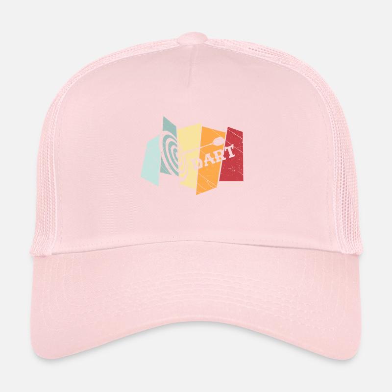 Dart Retro Player Gift Arrow Darter Disc Trucker Cap