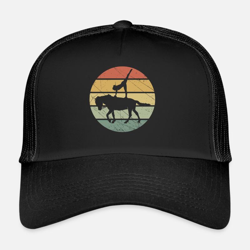 Vaulting retro riding horse gift Volti Trucker Cap