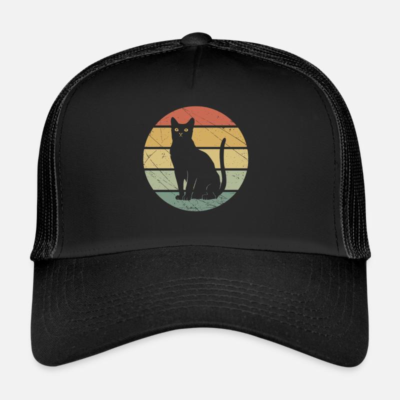 Chat chat vintage rétro Casquette trucker 