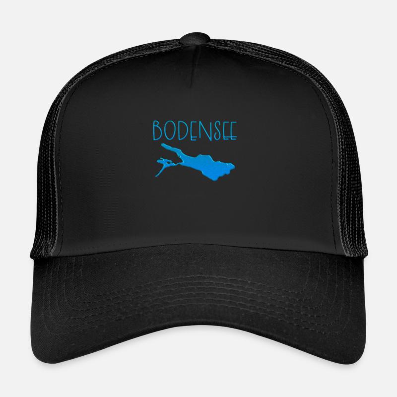 Lac de Constance Lac de Constance Mer Souabe Casquette trucker 
