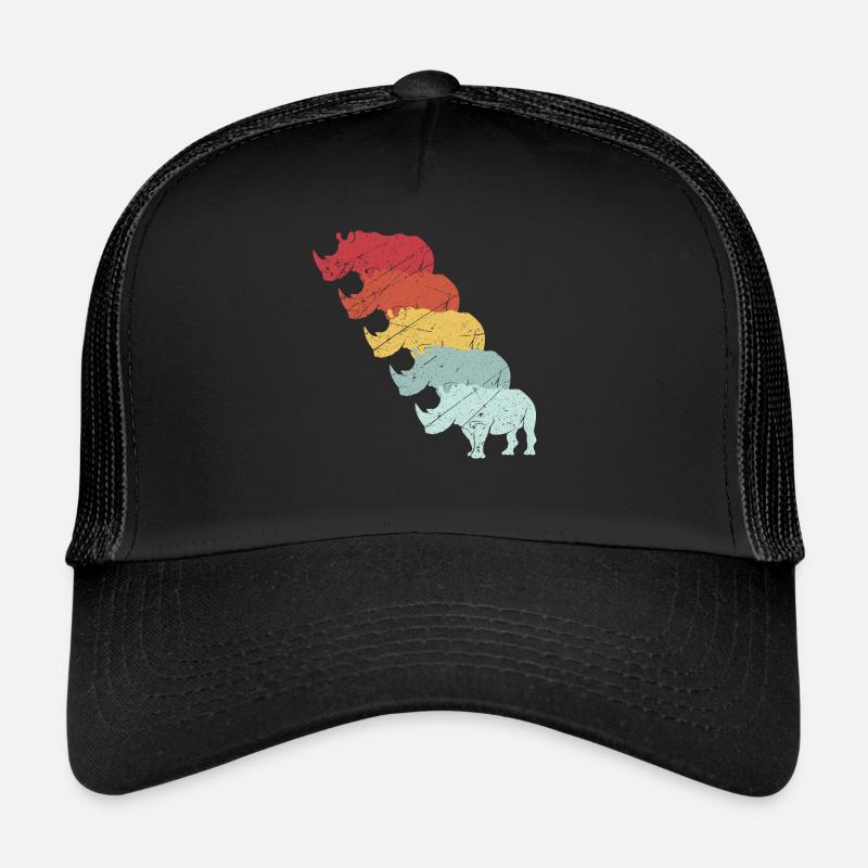 Nashorn - Trucker Cap - Schwarz/Schwarz