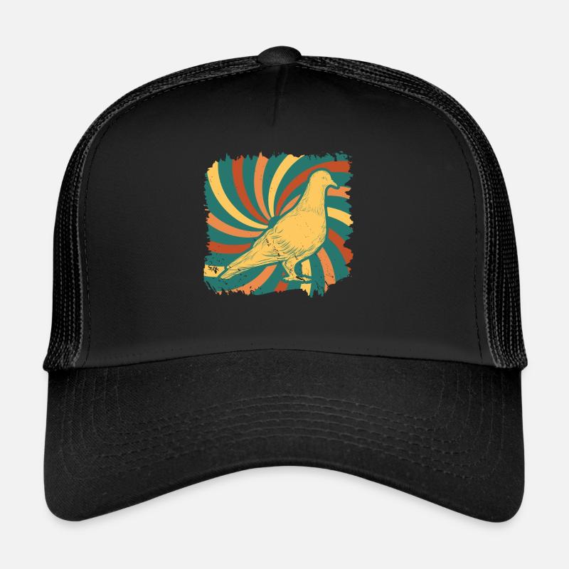 Taube - Trucker Cap - Schwarz/Schwarz