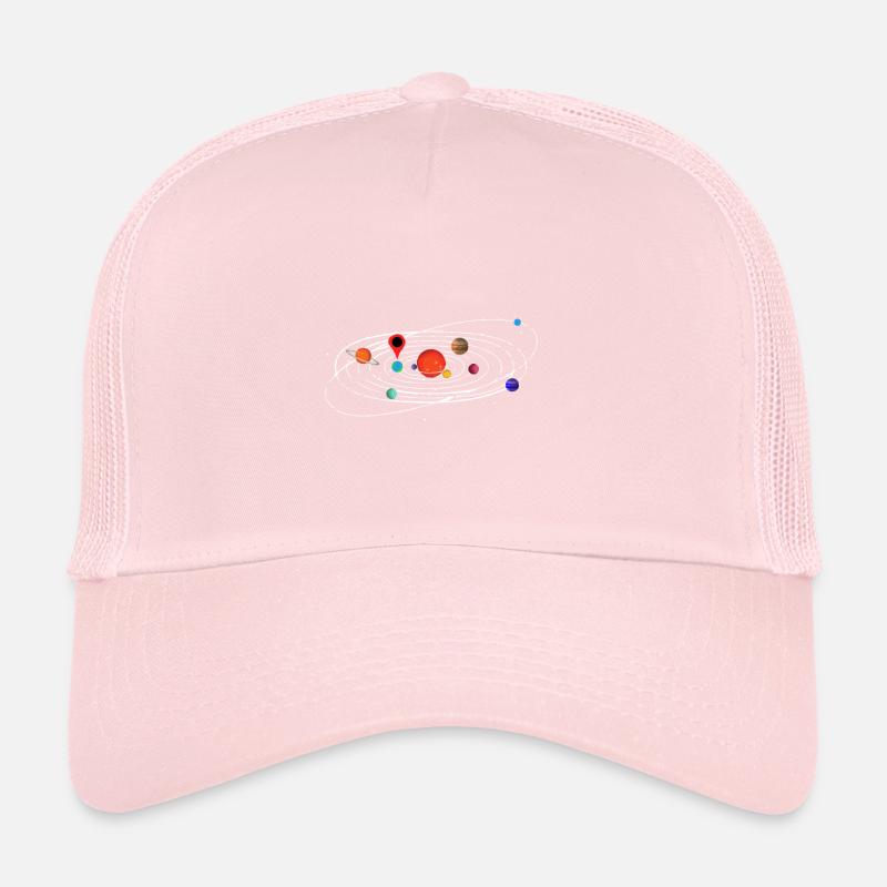 Carte du système solaire Casquette trucker 
