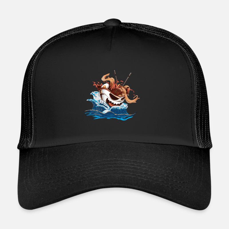 Japanese soup - Trucker Cap - black/black