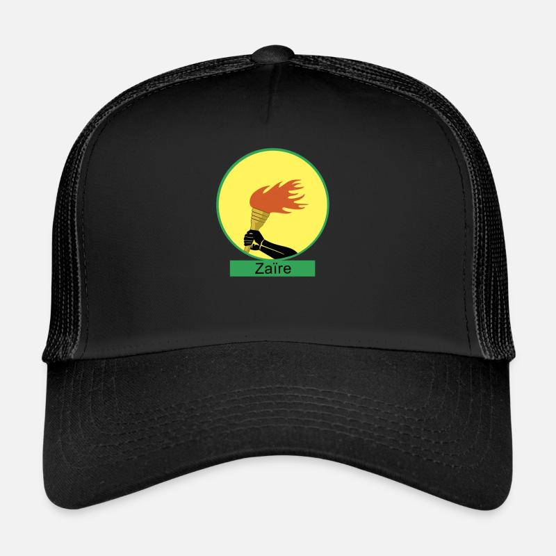 Zaire 1 - Trucker Cap - Schwarz/Schwarz
