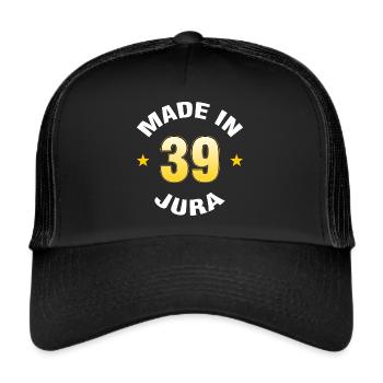 Jura - Casquette trucker  - noir/noir - Devant