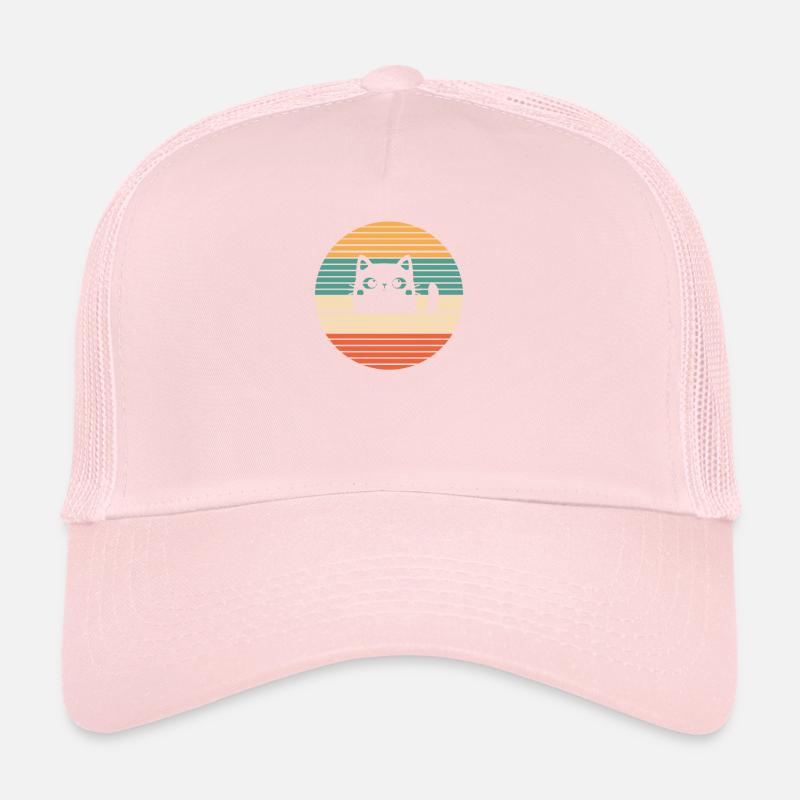 Chat dame chat ami chat Casquette trucker 