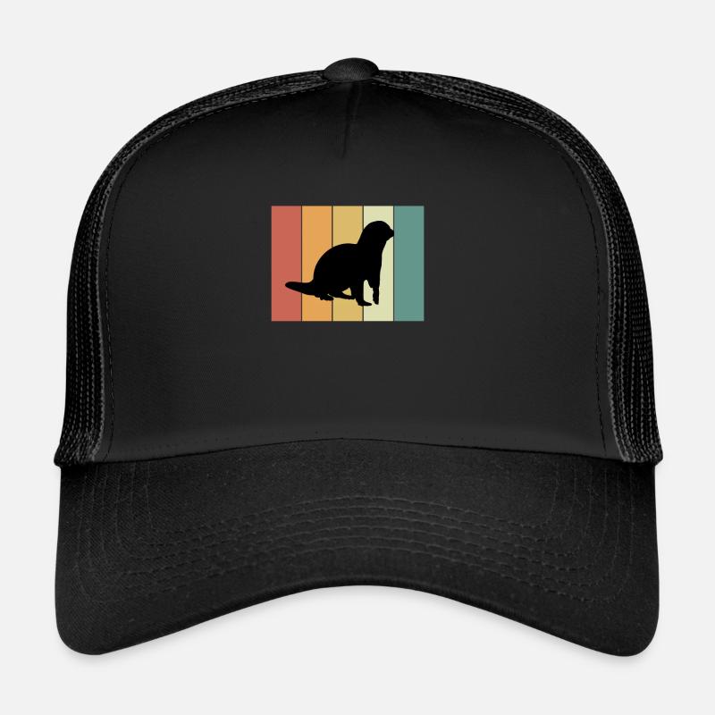 Otter - Trucker Cap - Schwarz/Schwarz