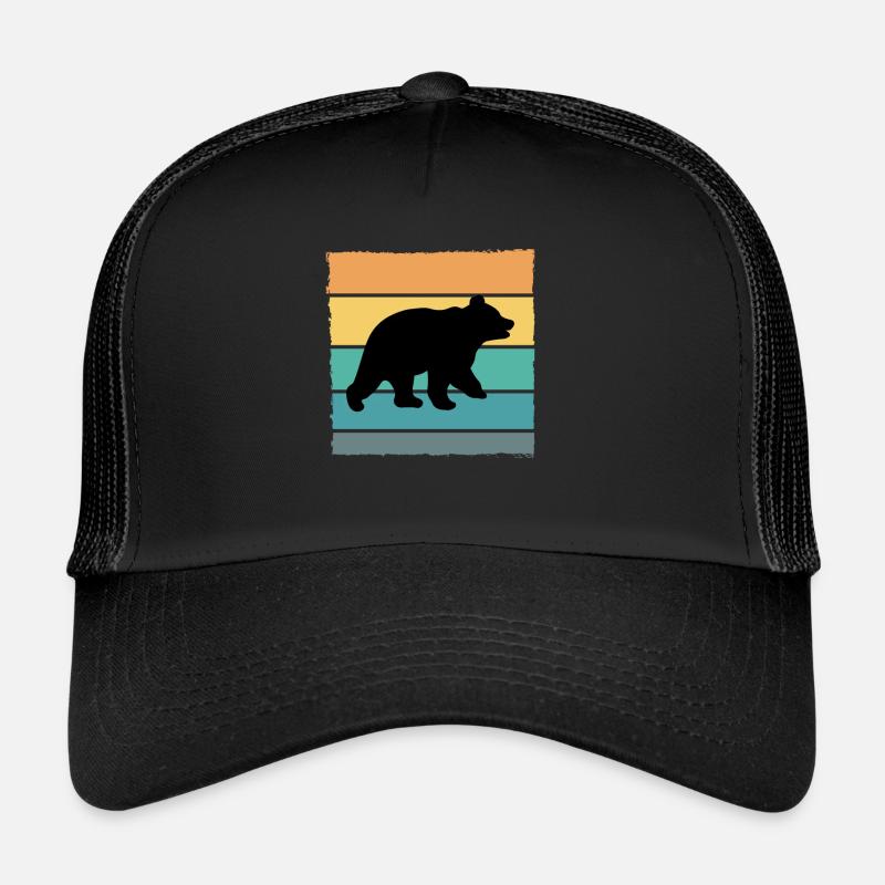 Bear Wilderness Brown Bear Trucker Cap