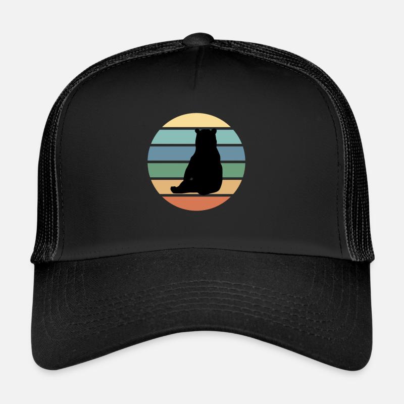 Ours Sauvage Ours brun Casquette trucker 