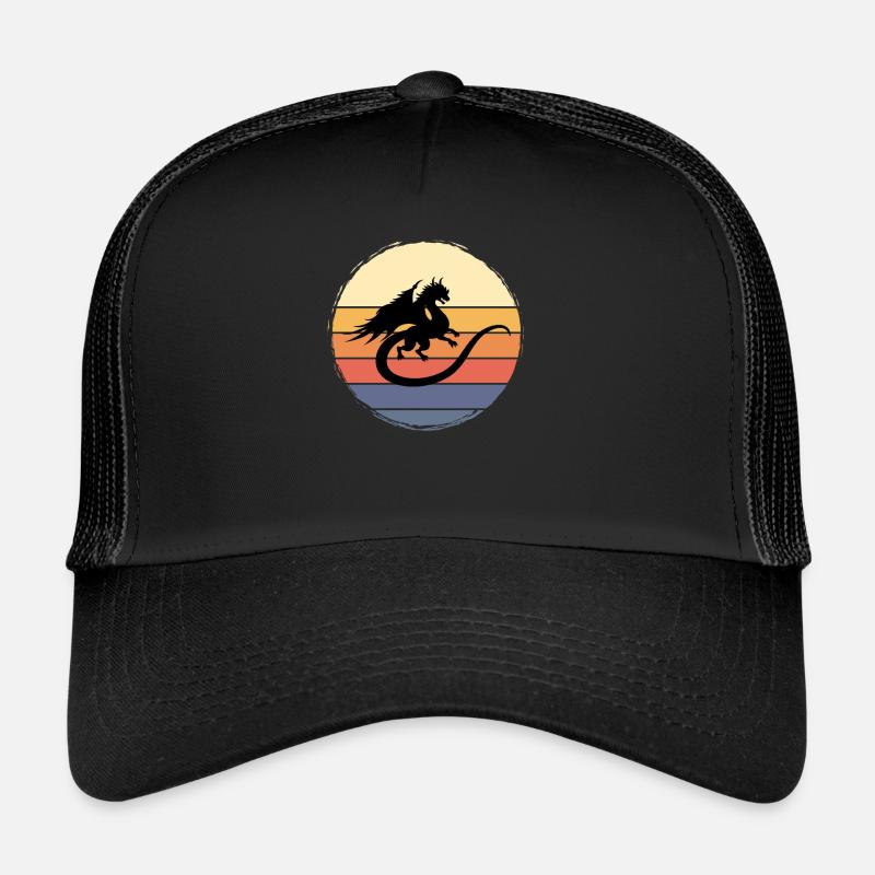 Dragon Mythical creature Lizard Trucker Cap