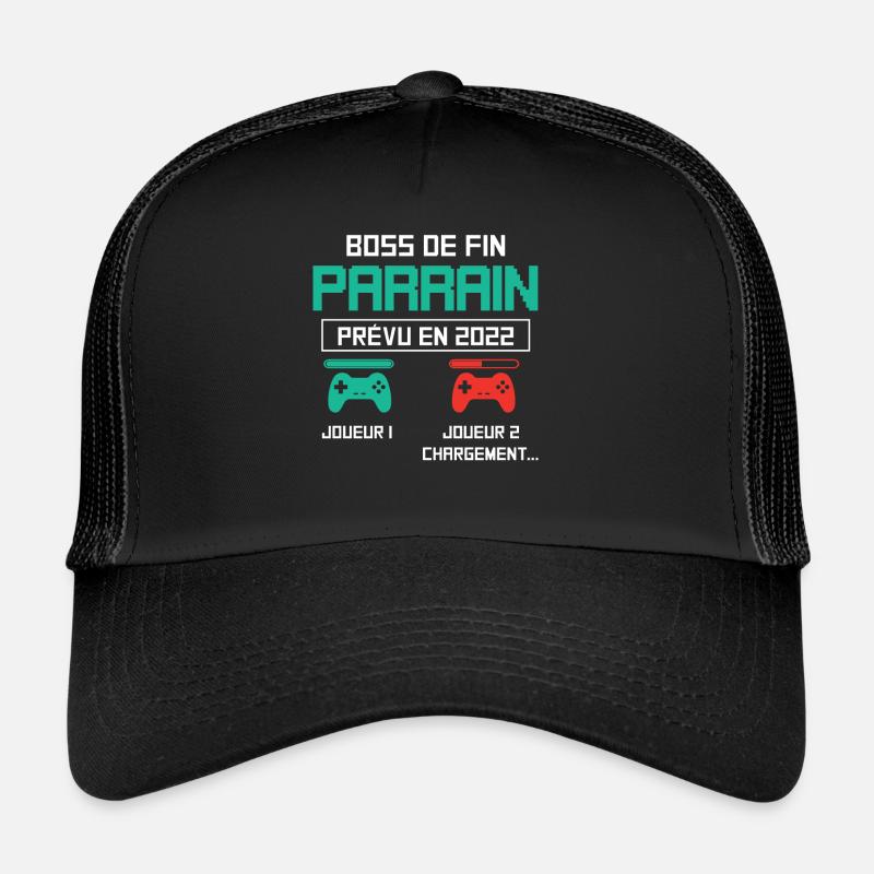 Annonce grossesse demande parrain originale geek Casquette trucker 