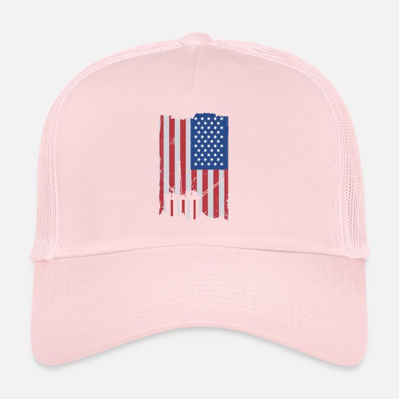 Offshore Life USA Drapeau Casquette trucker 
