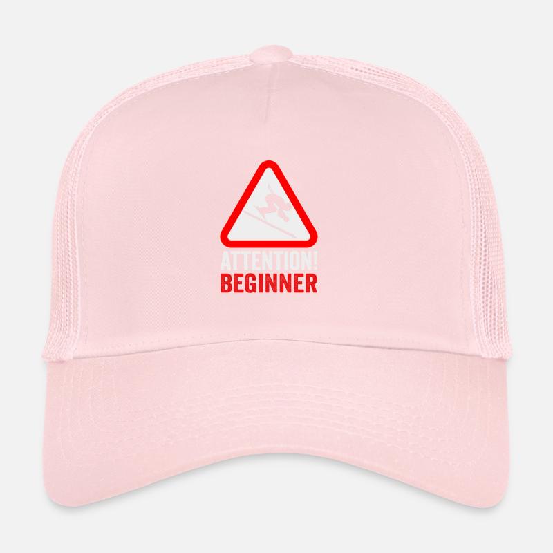 Skier Attention beginner! Ski Trucker Cap