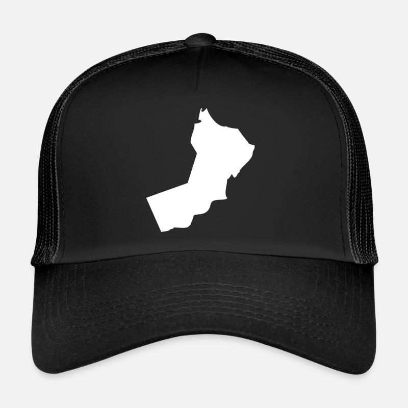 Oman map flag Trucker Cap