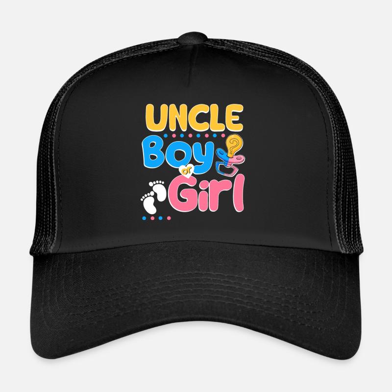 Pink or Blue Uncle Loves You Best Uncle Ever Trucker Cap