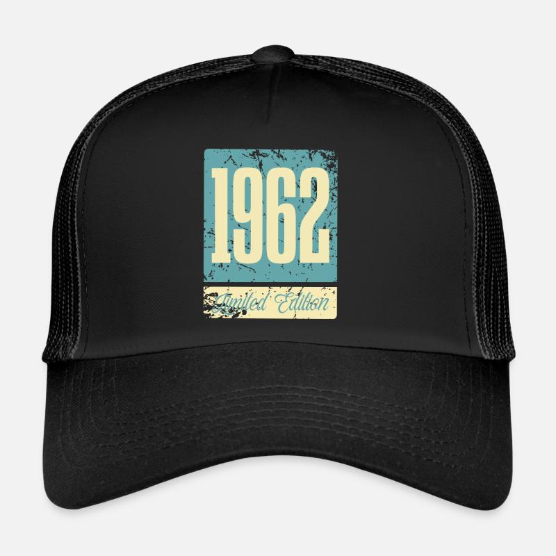 1962 Anniversaire de naissance Année de naissance Casquette trucker 