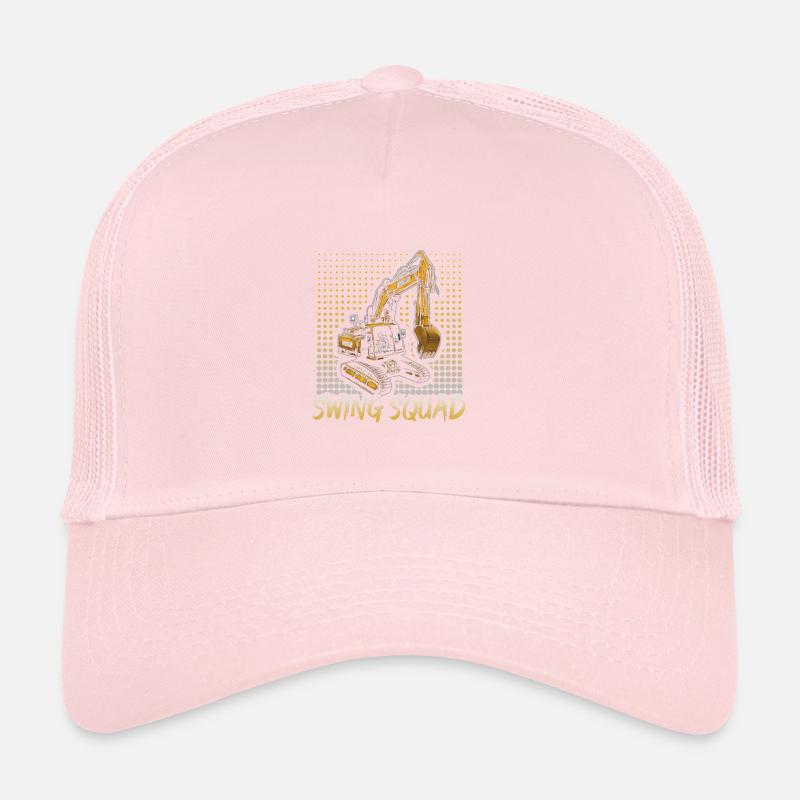 Crane operator design for excavator operators and construction workers Trucker Cap