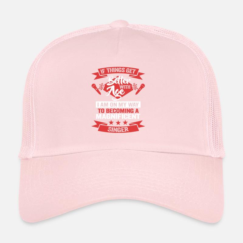 Singing singer birthday musician Trucker Cap
