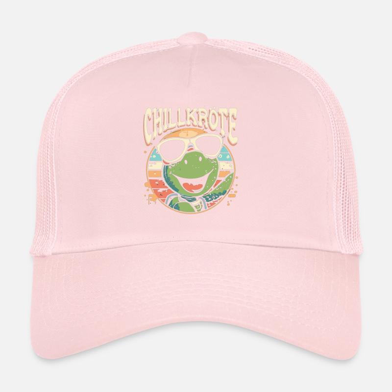 Relaxed Turtle Chill Toad Trucker Cap