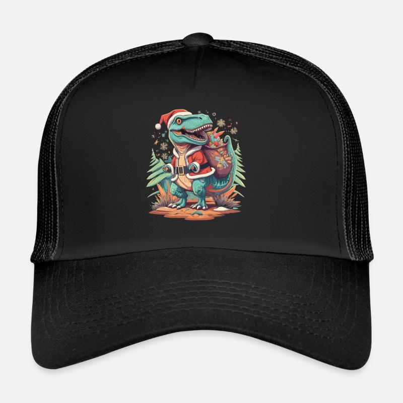 Dinosaurier Trex Weihnachten Trucker Cap