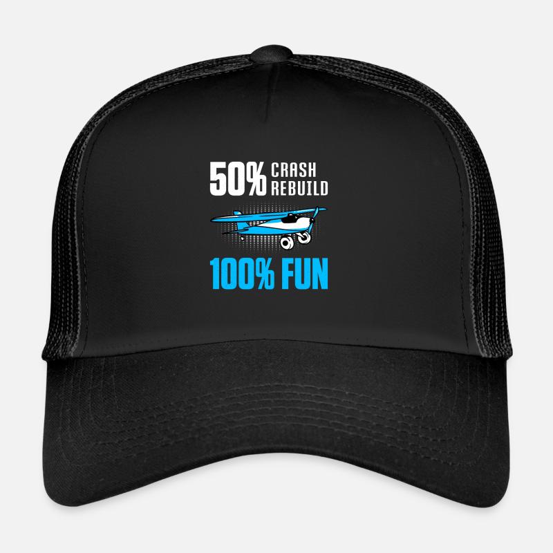 RC Airplane RC Airplane - Trucker Cap - black/black