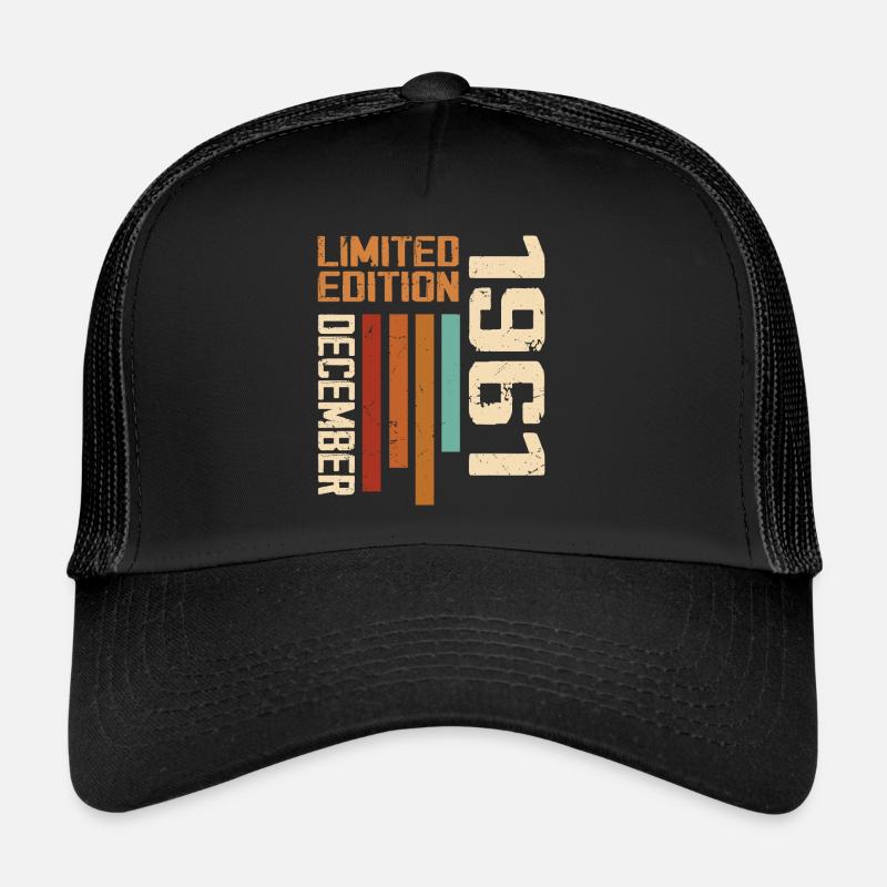 Décembre 1961 - 1961 Décembre Casquette trucker 