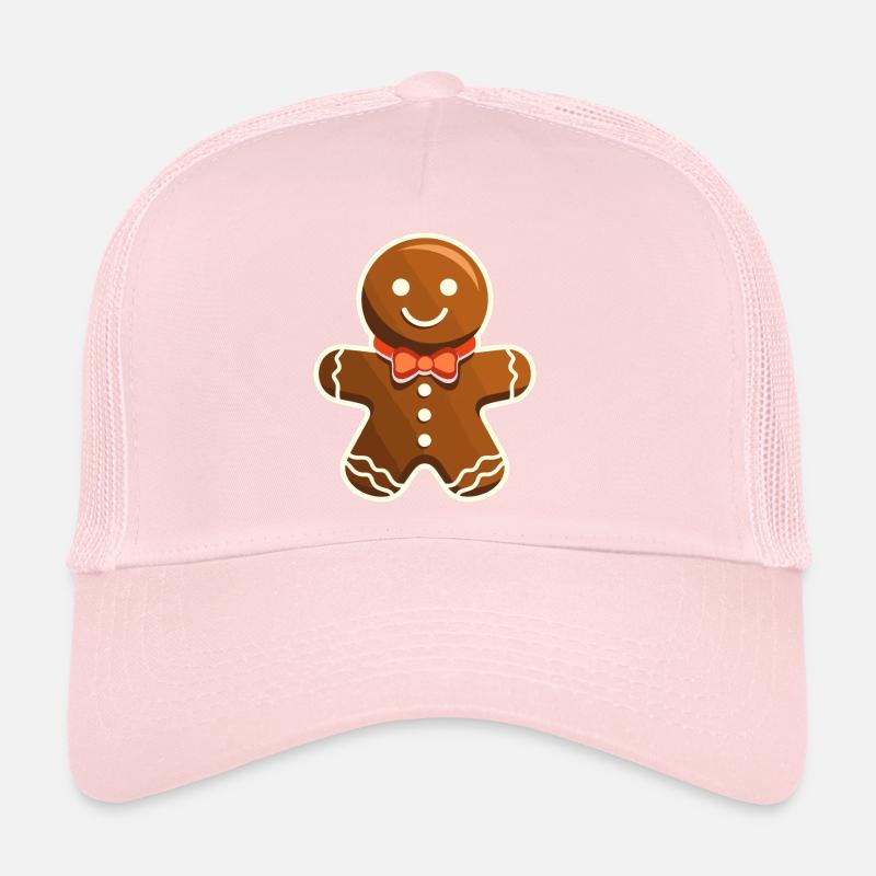 Süße Weihnachtsfreude Lebkuchenmann Keks Lebkuchen Trucker Cap