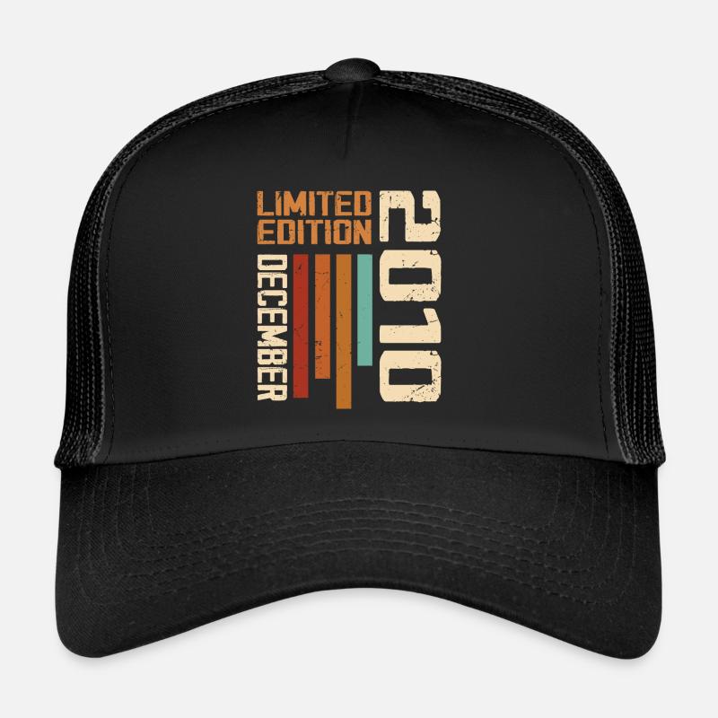 Dezember 2010 - 2010 Dezember - Trucker Cap - Schwarz/Schwarz