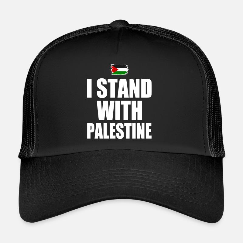 I Stand with palestine Casquette trucker 